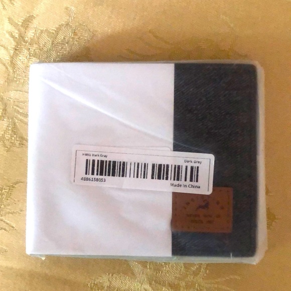 Brand new, still in bag by fold men’s denim wallet - Picture 1 of 5